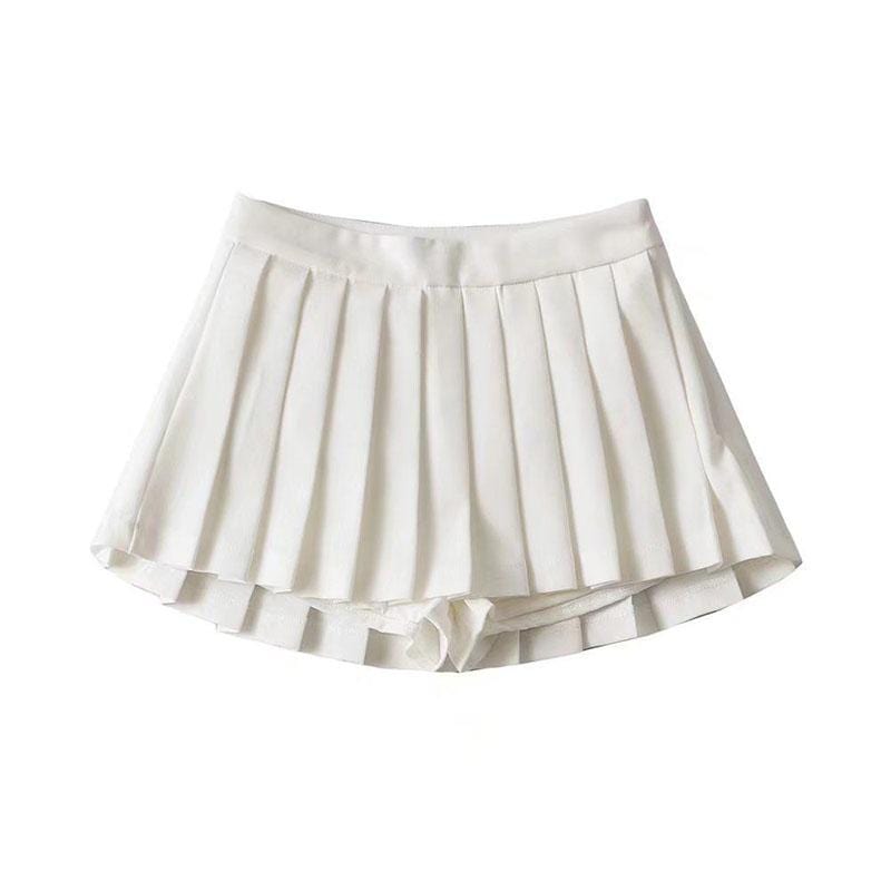 High Waist Pleated Mini Skirt Summer Vintage Style, Perfect for Korean Tennis and Dance