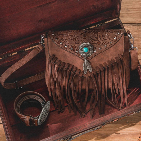 Celela Original Design Shoulder Bag for Women – Luxury PU Leather Clutch & Fringe Messenger Purse