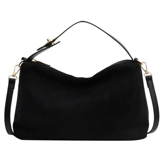 FrostChic Textured Frosted Shoulder Bag – 2024 New Large Capacity Crossbody Tote