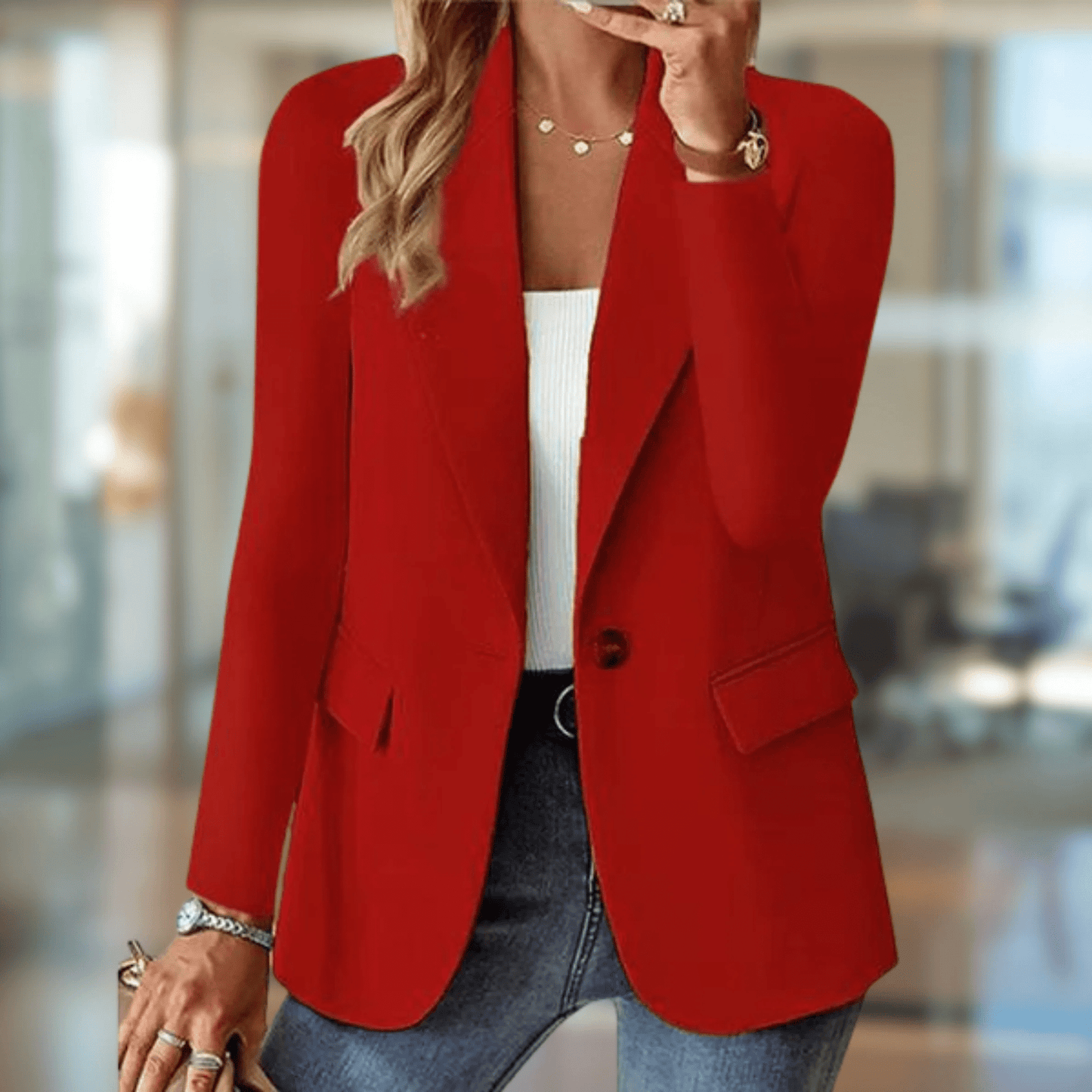 Lesley Elegant Blazer  Timeless Style & Luxurious Comfort