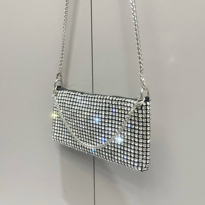 Luxury Designer Rhinestones Clutch Purse – Elegant Women’s Shoulder Bag & Handle Bag