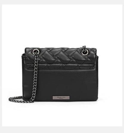 Luxury Mini Bag for Women – Cute Black Cat Leather Crossbody Shoulder Handbag, High