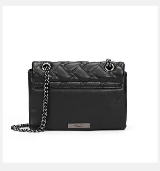 Luxury Mini Bag for Women – Cute Black Cat Leather Crossbody Shoulder Handbag, High