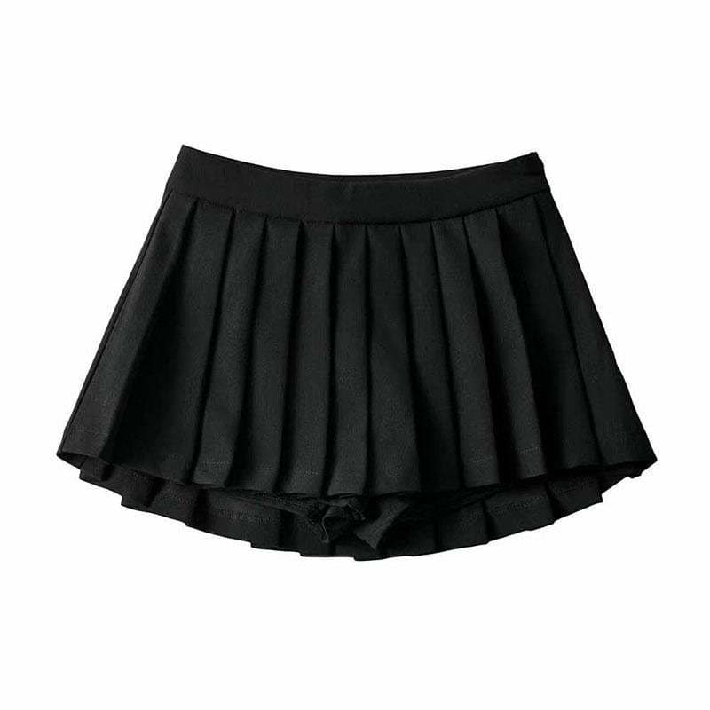 High Waist Pleated Mini Skirt Summer Vintage Style, Perfect for Korean Tennis and Dance