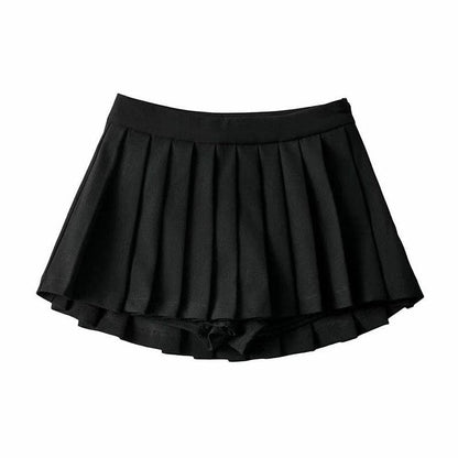 High Waist Pleated Mini Skirt Summer Vintage Style, Perfect for Korean Tennis and Dance