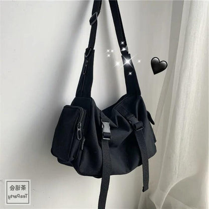 UrbanCarry Canvas Crossbody Bag – Large Capacity Casual Shoulder & Messenger Bag