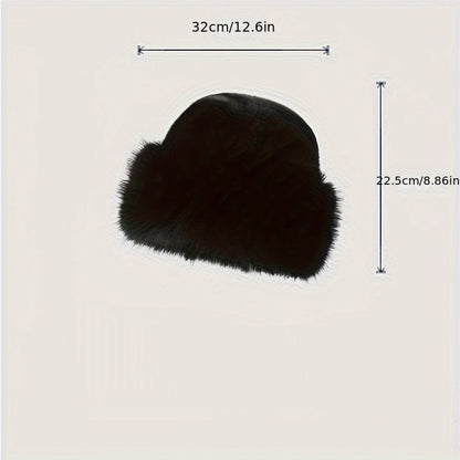 Luxurious Large Faux Fur Hat