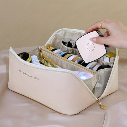 Minimalist Zipper Pouch Lightweight Makeup and Travel Toiletry Bag