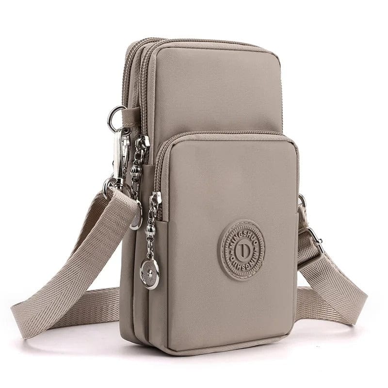 New Women Mobile Phone Bag Nylon Cell Phone Bag Coin Purse Strap Shoulder Bags Women Wallet Travel Purse