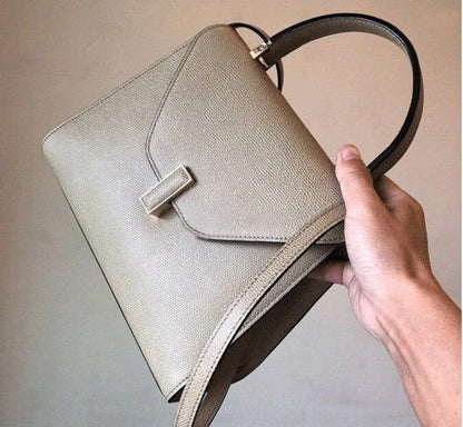Luxury Leather Square Handbag for Women | Designer Crossbody & Shoulder Bag
