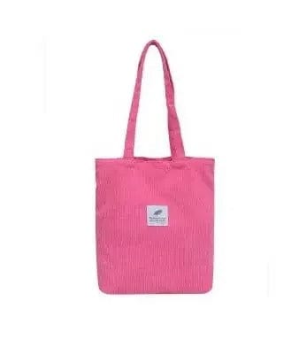Eco Chic Corduroy Totes for Women | Reusable Shoulder Bags, Small & Large Shopper