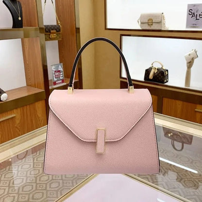 Luxury Leather Square Handbag for Women | Designer Crossbody & Shoulder Bag