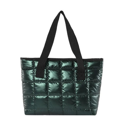 AutumnLuxe Quilted Large Tote Handbag for Women