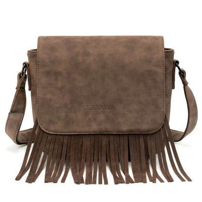 Celela Original Design Shoulder Bag for Women – Luxury PU Leather Clutch & Fringe Messenger Purse