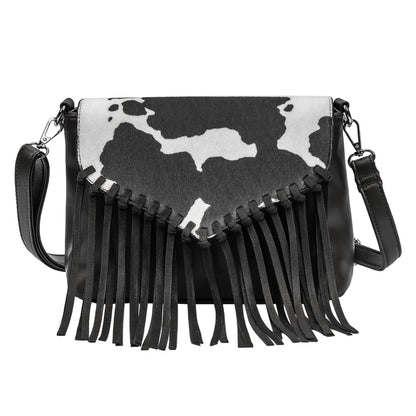 Celela Original Design Shoulder Bag for Women – Luxury PU Leather Clutch & Fringe Messenger Purse
