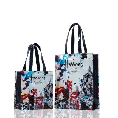 Vintage Painting PVC Waterproof Shopping Bag – Aesthetic Women’s Shopper Tote &