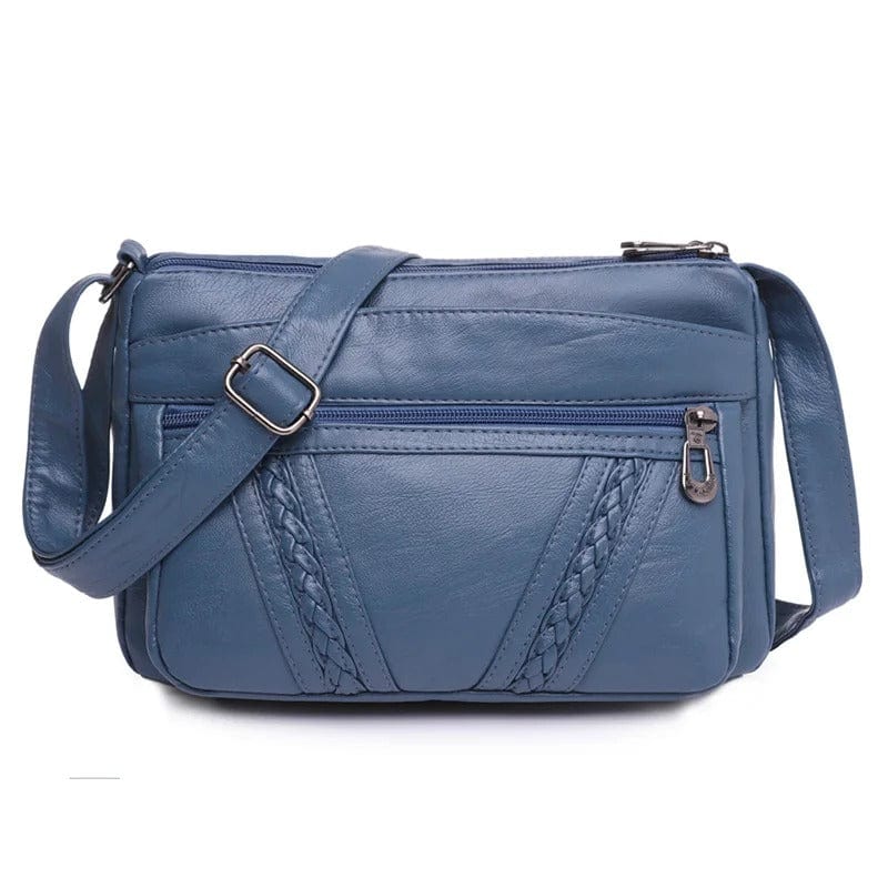 MaxStyle High-Capacity PU Leather Messenger Bag
