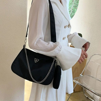 Fashionable 2-in-1 Sling Bag Set – Women’s Casual Handbag & Crossbody Shoulder Bag