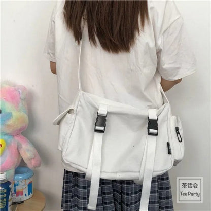 UrbanCarry Canvas Crossbody Bag – Large Capacity Casual Shoulder & Messenger Bag