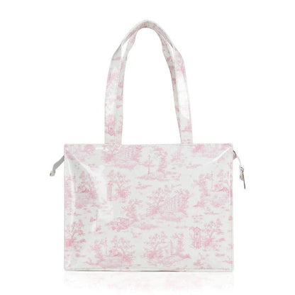 Vintage Painting PVC Waterproof Shopping Bag – Aesthetic Women’s Shopper Tote &
