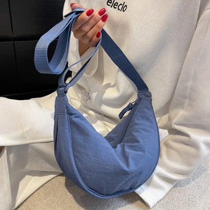 Casual Nylon Hobos Crossbody Bag – Large Capacity Designer Shoulder Tote, Travel