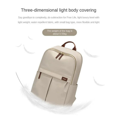 GOLF Women's Simple Canvas Backpack – Large Capacity Travel & Commuting Backpack