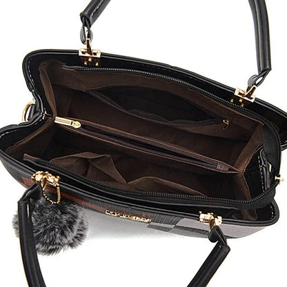 Eleganza PU Leather Designer Handbag – Chic Messenger Crossbody Bag