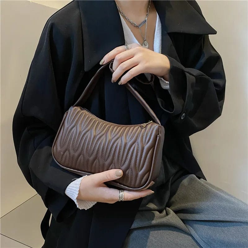 Fashion PU Leather Handbag for Women | Casual Solid Messenger Shoulder Bag, Luxury