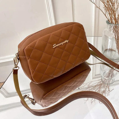 Luxury Shoulder Bag for Women | Solid Color Crossbody Messenge