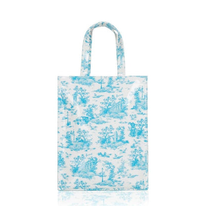 Vintage Painting PVC Waterproof Shopping Bag – Aesthetic Women’s Shopper Tote &