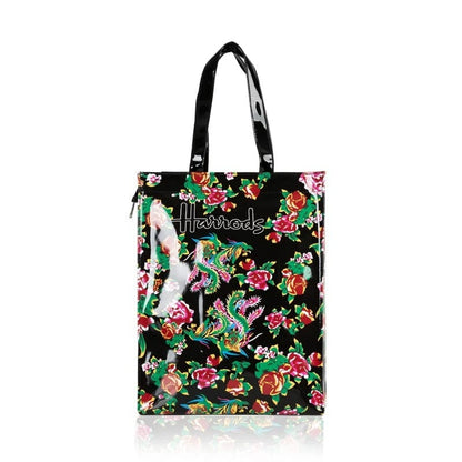 Vintage Painting PVC Waterproof Shopping Bag – Aesthetic Women’s Shopper Tote &