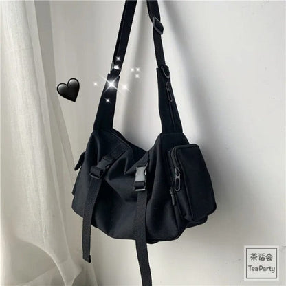 UrbanCarry Canvas Crossbody Bag – Large Capacity Casual Shoulder & Messenger Bag