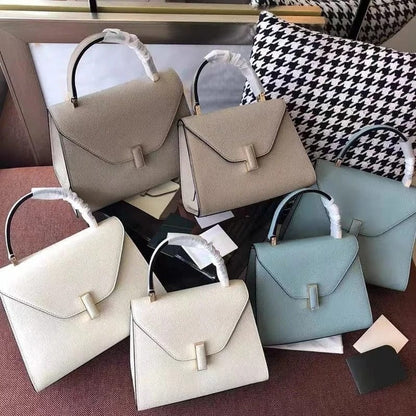 Luxury Leather Square Handbag for Women | Designer Crossbody & Shoulder Bag