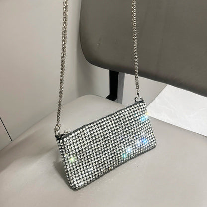 Luxury Designer Rhinestones Clutch Purse – Elegant Women’s Shoulder Bag & Handle Bag