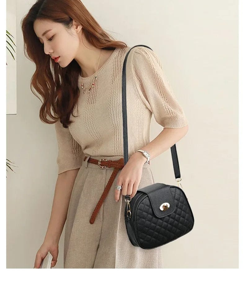 New Fashion Small Square Messenger Bag | Versatile Korean Edition Three-Layer