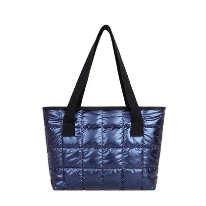 AutumnLuxe Quilted Large Tote Handbag for Women
