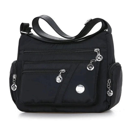 BreezeCarry Waterproof Crossbody Tote Bag - Large Capacity,