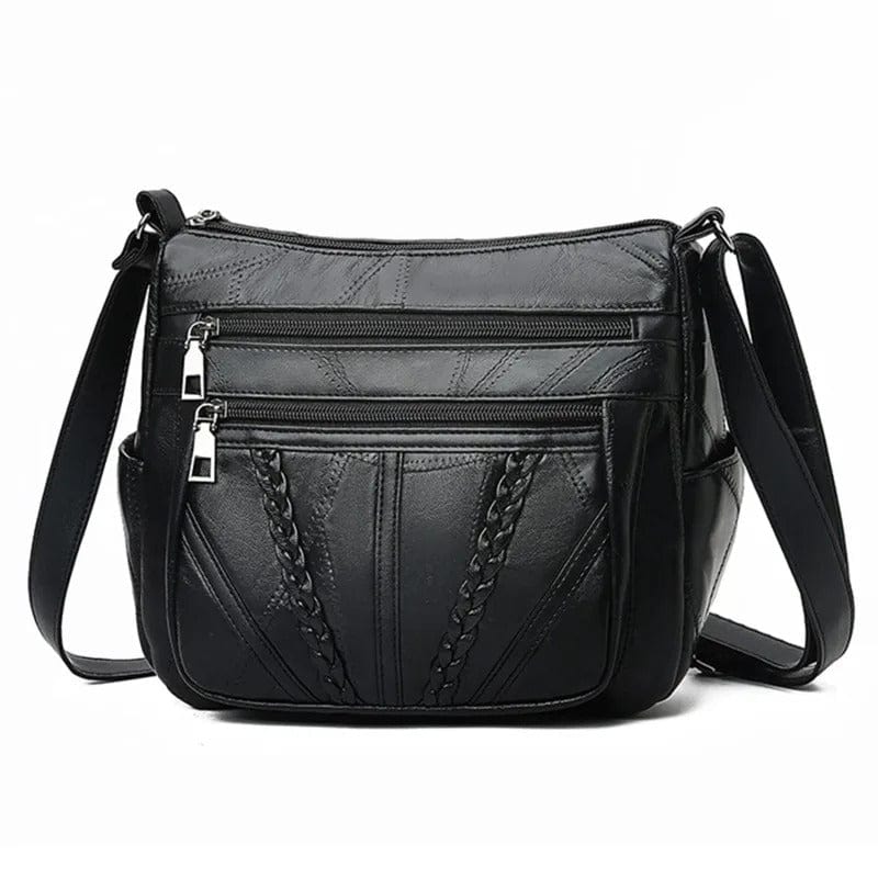 RetroChic PU Leather Women’s Shoulder Bag - Simple & Versatile Crossbody Messenger Bag