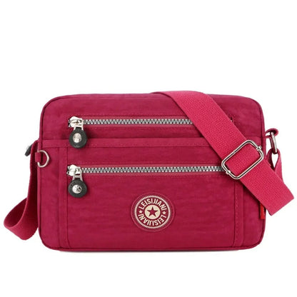 Waterproof Nylon Women’s Messenger Bag – Small Crossbody Shoulder Bag, High-Quality