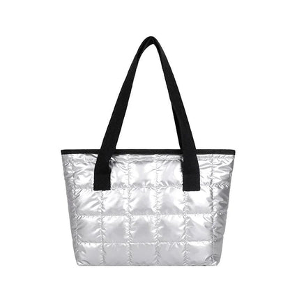 AutumnLuxe Quilted Large Tote Handbag for Women