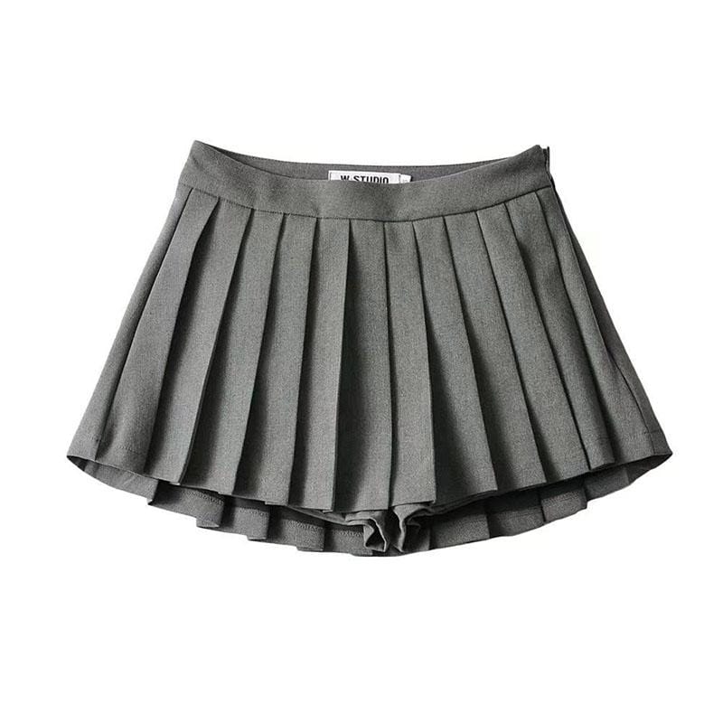 High Waist Pleated Mini Skirt Summer Vintage Style, Perfect for Korean Tennis and Dance